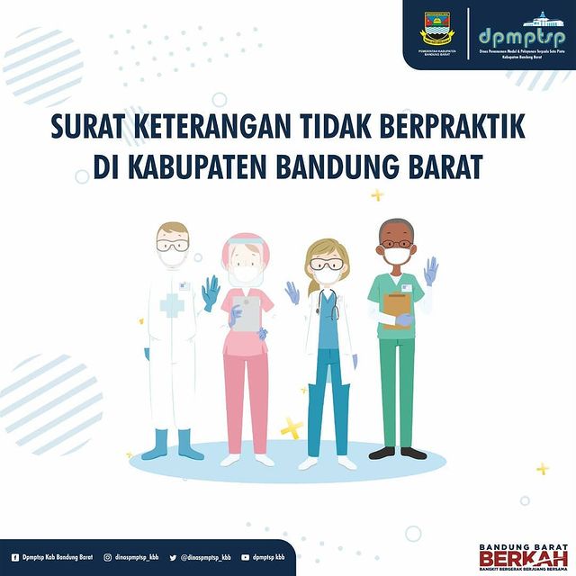 >Surat keterangan tidak berpraktik di KBB
